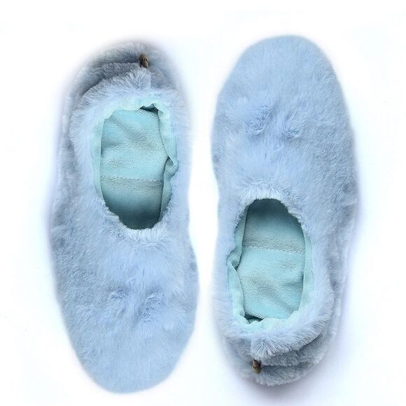 Pantuss Ballerina Aromatherapy Heated Blue Slippers - Picture 2 of 7